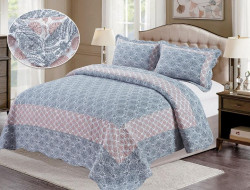 Покрывало с наволочками хлопковое TANGO PATCHWORK PW333-210 230х250