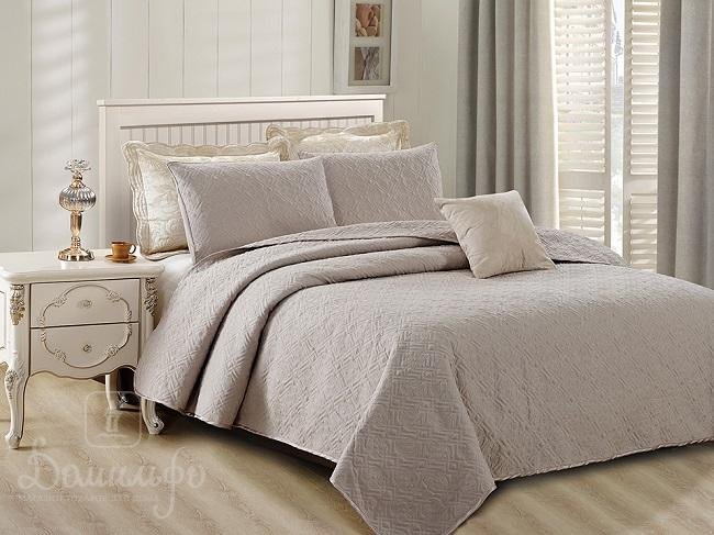 Покрывало с наволочками из хлопка и полиэстера тонкое TANGO MANHATTAN MN-10 230х250