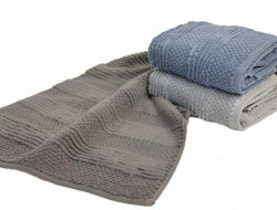 Набор полотенец махровых хлопковых KARVEN MICRO COTTON PREMIUM HS1009 NESHA V2 90х150 (3шт)