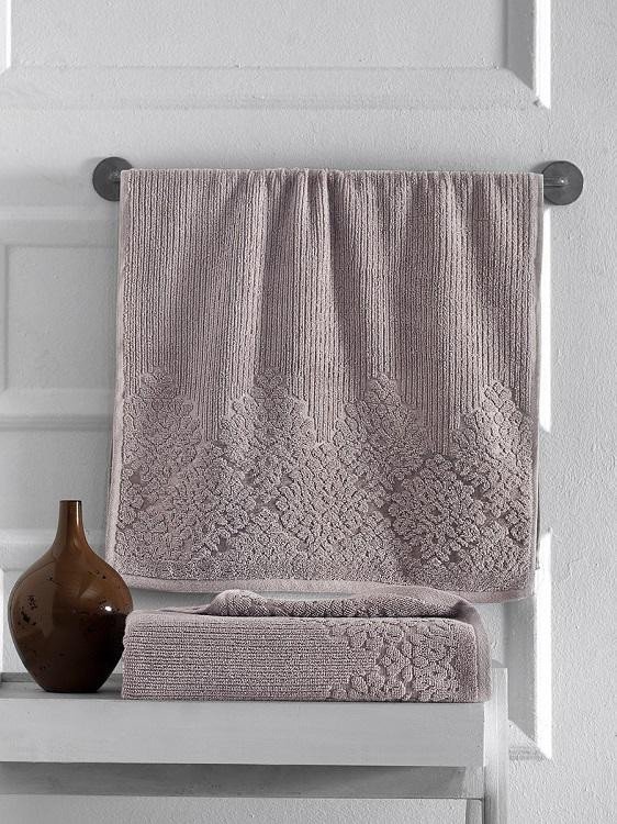 Полотенце махровое KARNA VERDA кофейное 70х140