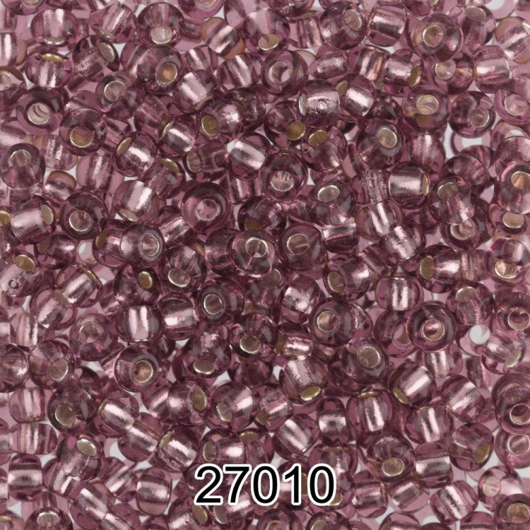 Бисер PRECIOSA (Чехия) круглый 5 10/0 2.3 мм 500 гр 27010 (Ф263) светло-сиреневый