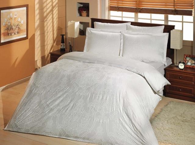 Постельное белье ALTINBASAK SCARLET белое евро