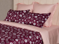 Постельное белье двухстороннее из сатина SAILID BL-15-3 евро