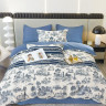 Постельное белье из сатина TANGO пейзаж 50х70 (2шт) и 70х70 (2шт) евро