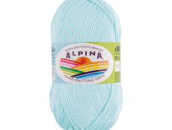 Пряжа ALPINA MELISSA №06 бледно-голубая 95% вискоза, 5% кашемир 10 шт х 50 гр, 125 м +/- 6 м