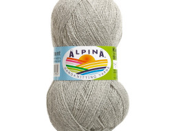 Пряжа ALPINA KLEMENT №03 светло-серая 80% альпака, 20% мериносовая шерсть 4 шт х 50 гр, 300 м +/- 10 м