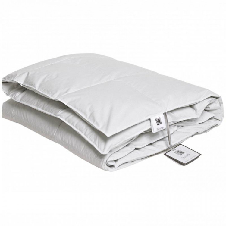 Одеяло из серого гусиного пуха BELPOL ЭКОЛЬ 140х205 теплое