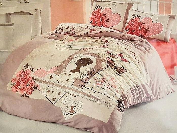 Постельное белье из ранфорса IRINA HOME SURA 3D 1,5-спальное