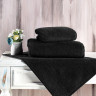Полотенце из микрокоттона KARNA MORA черное 50х90