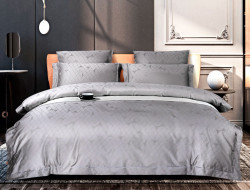 Постельное белье из хлопкового жаккарда ASABELLA 1385-4S 50х70 (1шт) и 70х70 (1шт) 1,5-спальное