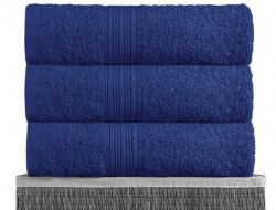 Полотенце махровое BAYRAMALY темно-синее 70х140