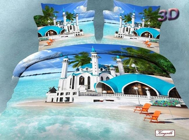 Постельное белье KINGSILK КУРОРТЫ КАЗАНИ 3D 2-спальное