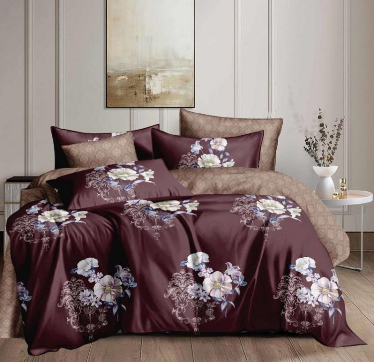 Постельное белье из микросатина TANGO DREAM FLY DF-413 50х70 (1шт), 70х70 (1шт) 1,5-спальное