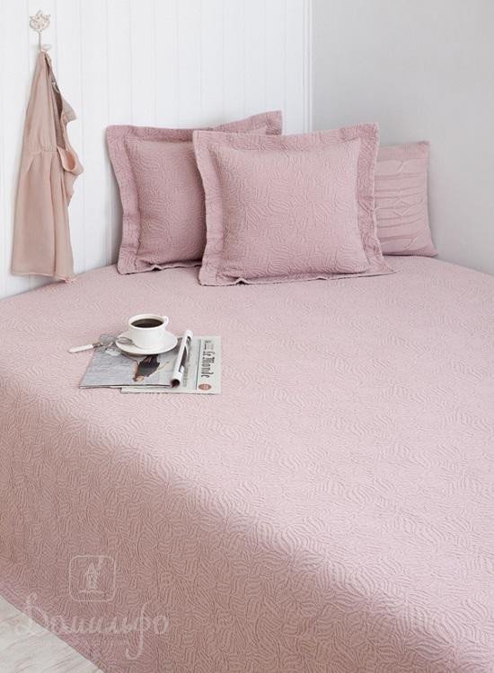 Покрывало LUXBERRY КАМЕННЫЙ ЦВЕТОК ягодный сорбет 240х260