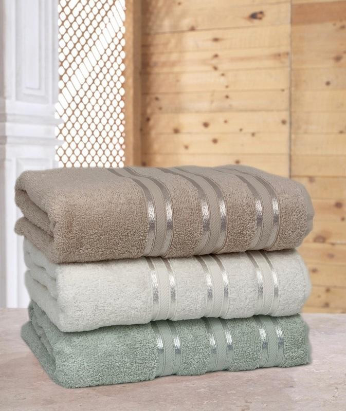 Набор полотенец махровых хлопковых KARVEN MICRO DELUX HS1010 V2 50х90 (3шт)