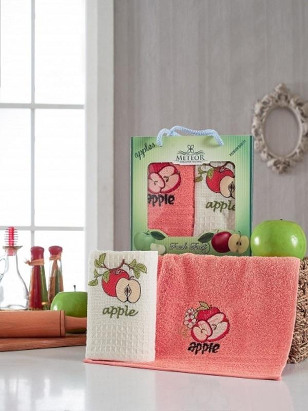 Набор кухонных полотенец ЯБЛОКО МВ 30х50 (2шт)