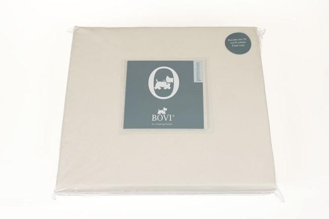 Простыня из сатина BOVI 03248 БАЗОВАЯ экрю 220х240