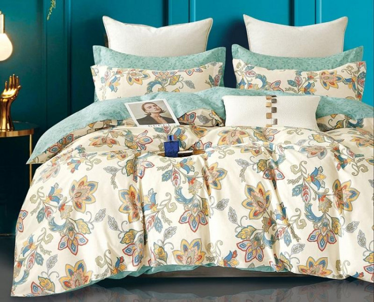 Постельное белье двухстороннее из твил-сатина SAILID BP-130-2 2-спальное