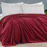 Плед из полиэстера KARVEN SUPER SOFT P941 MELINDA бордовый 160х220