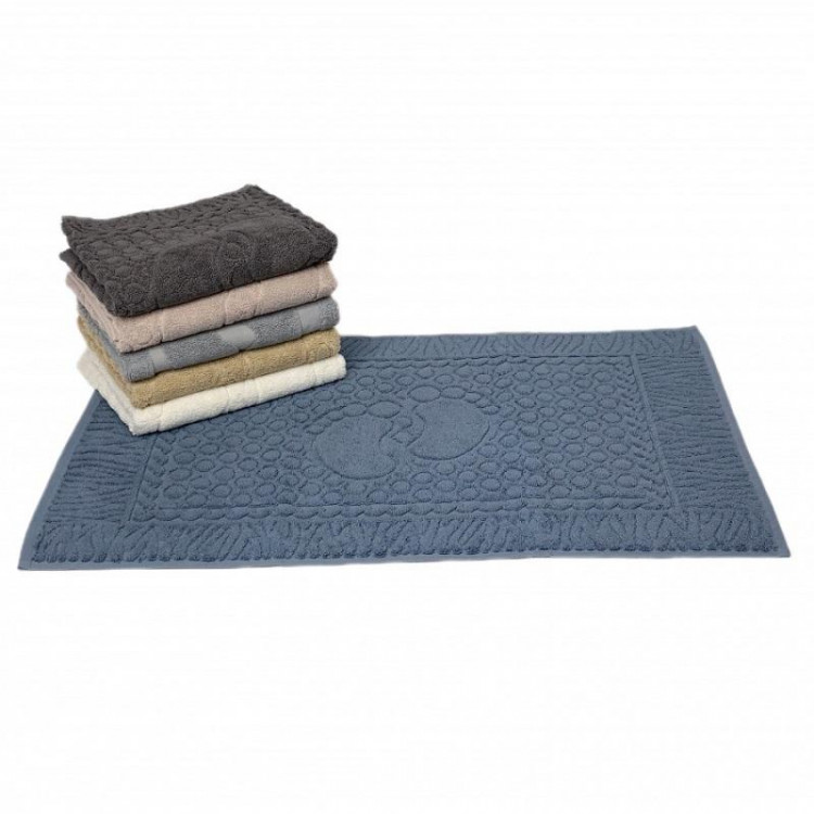 Набор полотенец для ног махровых хлопковых KARVEN VIP COTTON H3258 TASLI 50х70 (6шт)