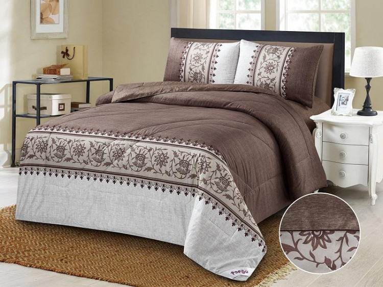 Постельное белье из микросатина с одеялом TANGO DE VERANO Y-85 50х70 (2шт) евро