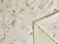 Постельное белье с летним одеялом из египетского хлопка Premium ASABELLA Восхищение 50х70 (2шт) евро