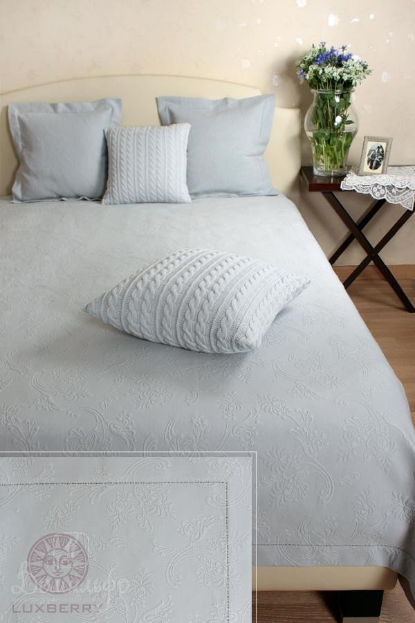 Покрывало LUXBERRY COUNTRY голубое 150х220