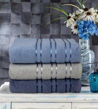 Набор полотенец махровых хлопковых KARVEN MICRO DELUX HS1010 V4 50х90 (3шт)