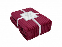 Плед из полиэстера KARVEN SUPER SOFT P942 DIAS бордовый 200х220