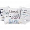 Подушка декоративная хлопковая CASUAL AVENUE QUOTE FAMILY 40х40
