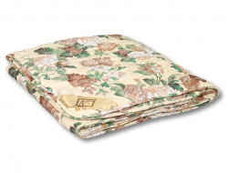 Одеяло стеганое из овечьей шерсти АЛЬВИТЕК СТАНДАРТ мультиколор 200х220 легкое