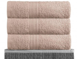 Полотенце махровое BAYRAMALY светло-серое 70х140