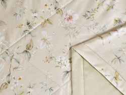 Постельное белье с летним одеялом из египетского хлопка Premium ASABELLA Восхищение 50х70 (2шт) 1,5-спальное