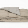Дорожный плед пуховый GERMAN GRASS TRAVEL PLAID GRASS grey-beige 140х200