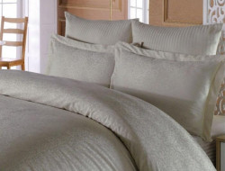 Постельное белье из хлопкового жаккарда KARVEN N302 SARMASIK STONE 50х70 (2шт), 70х70 (2шт) семейное