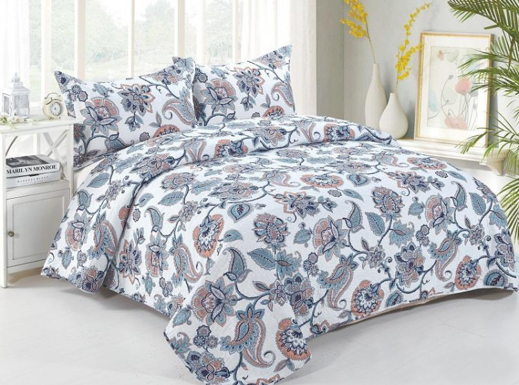 Покрывало с наволочками хлопковое TANGO PATCHWORK PW333-216 230х250