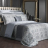 Постельное белье из сатина де люкс SAREV 300TC N083 ISFAHAN V1-GRI 50х70 (2шт), 70х70 (2шт) семейное