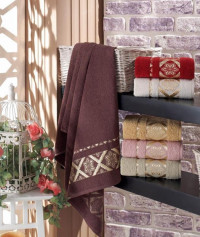 Набор полотенец махровых хлопковых KARVEN H2221 GELIDONYA 50х90 (6шт)