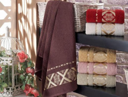 Набор полотенец махровых хлопковых KARVEN H2221 GELIDONYA 50х90 (6шт)