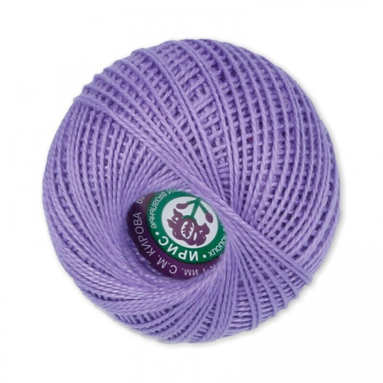 Пряжа СПБ ИРИС №2306 колокольчик 100% мерсеризованный хлопок 20 шт х 25 гр, 150 м
