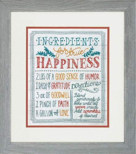 Набор для вышивания DIMENSIONS 71-01569 Ингредиенты для счастья 25x20 см