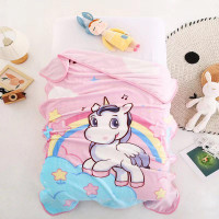 Плед детский фланелевый из микрофибры с шерпой TANGO LEONCELLO LEO1410-33 100х140