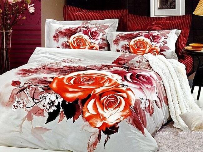 Постельное белье из сатина TANGO TS-136 50х70 (2шт), 70х70 (2шт) евро