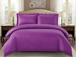 Постельное белье однотонное из египетского хлопка CRISTELLE CIS-42 фуксия евро