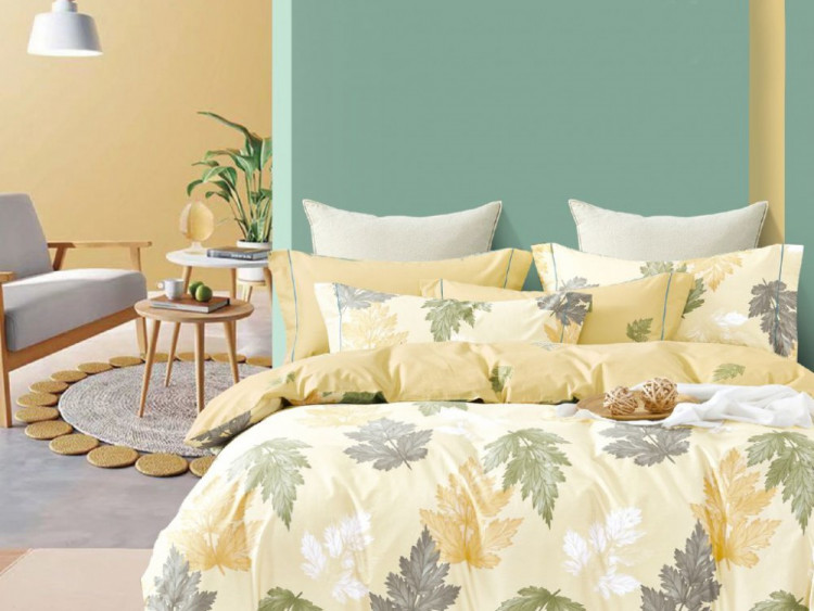 Постельное белье из сатина ASABELLA 1921-6 50х70 (2шт) и 70х70 (2шт) евро