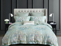 Постельное белье из фланели ASABELLA Акватическая палитра 50х70 (2шт) и 70х70 (2шт) евро