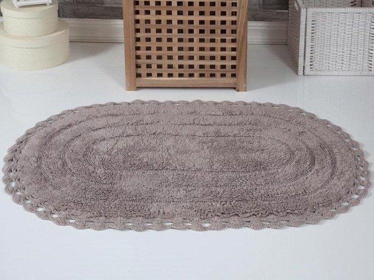 Коврик для ванной из хлопка KARNA YANA мокко 80х120