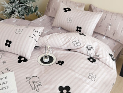 Постельное белье из твил-сатина TANGO котик 50х70 (2шт) 2-спальное