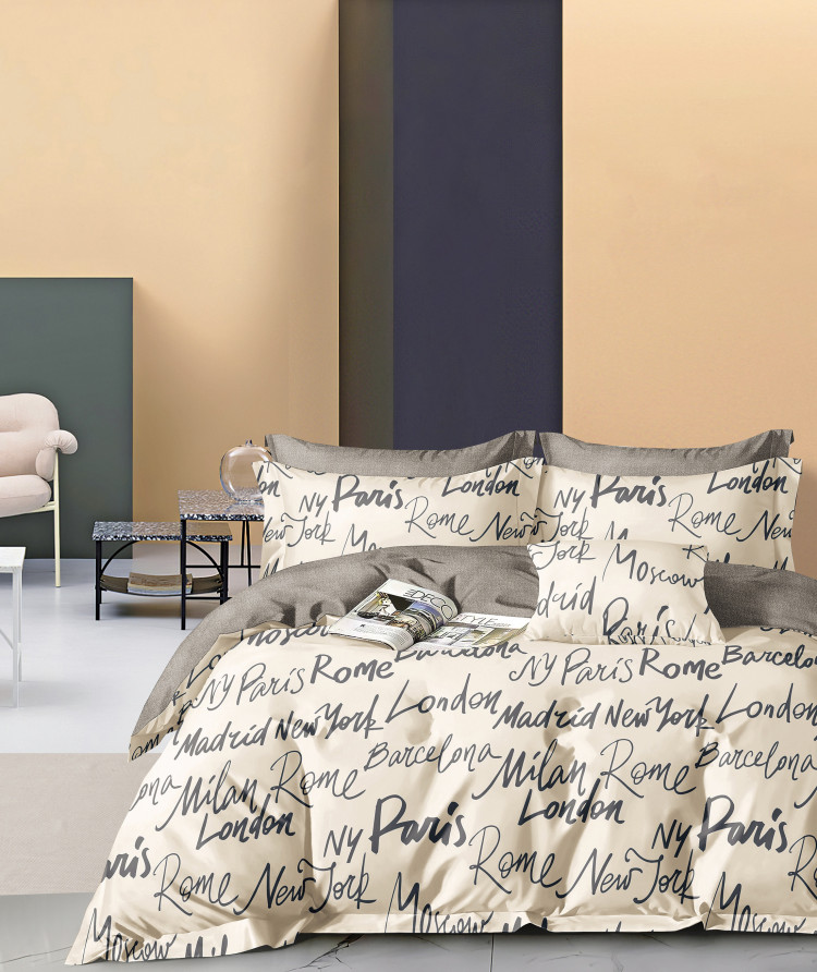 Постельное белье из твил-сатина TANGO города 50х70 (2шт) 2-спальное