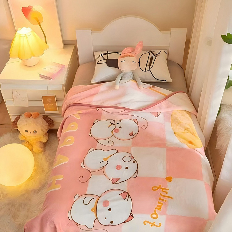 Плед детский из микрофибры TANGO ФЛАНЕЛЬ Котята 100х140